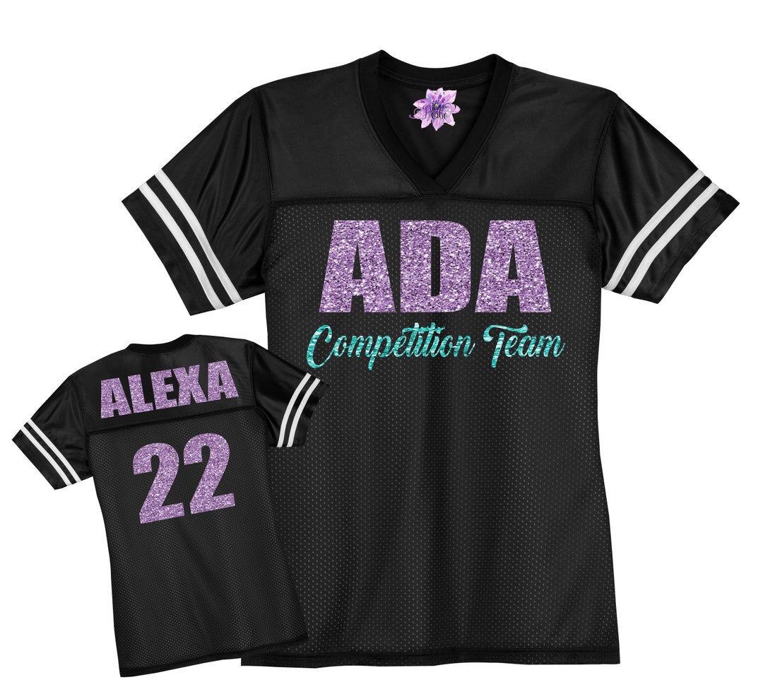 Custom Dance Team Jersey, Personalized Spirit Wear Apparel, Stadium Fan