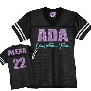 Custom Dance Team Jersey, Personalized Spirit wear Apparel, Stadium Fan Jersey, Sports Team Replica Jersey, Womens Sports Shirts