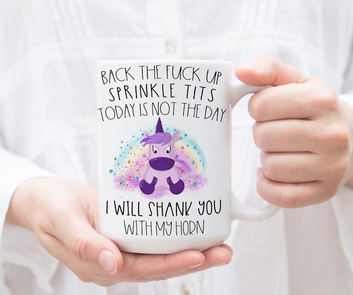Funny Unicorn Coffee Mug Adult Humor Mugs Adult Language Etsy
