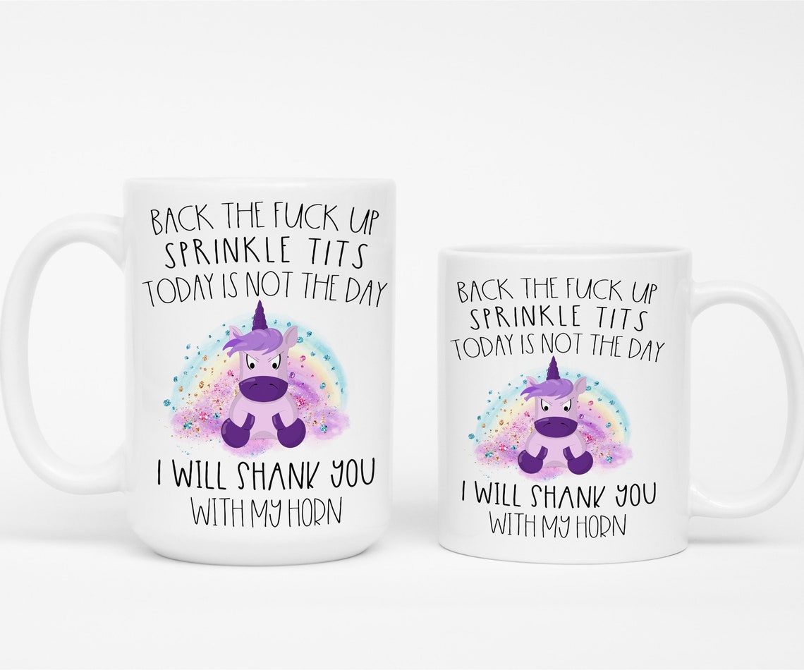 Funny Unicorn Coffee Mug Adult Humor Mugs Adult Language Etsy