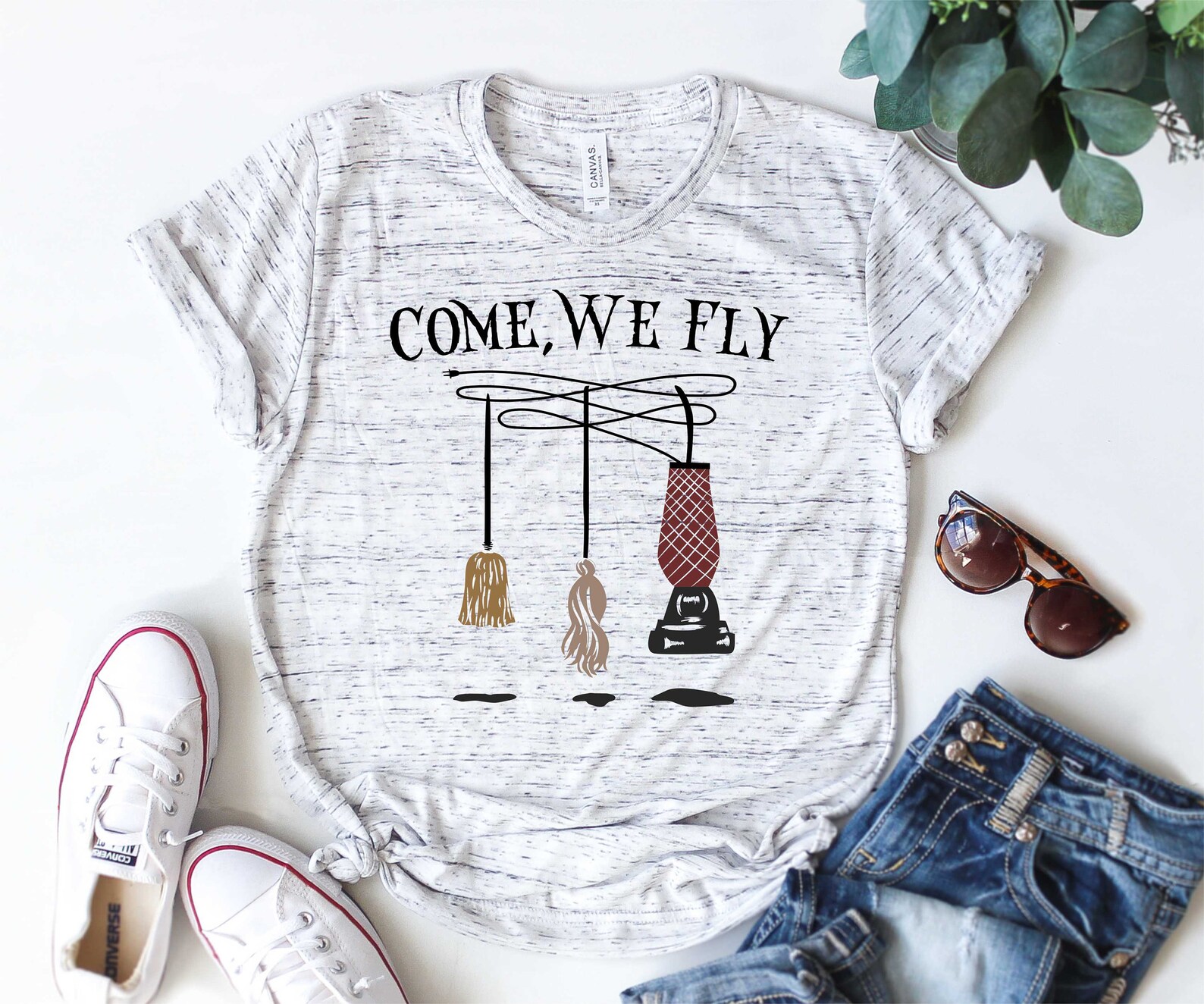 Come We Fly Hocus Pocus Shirt Sanderson SistersFly Broom | Etsy