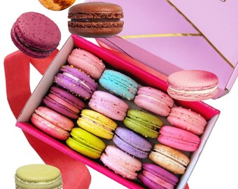 LeilaLove Macarons - Mademoiselle Pink 15 Macarons