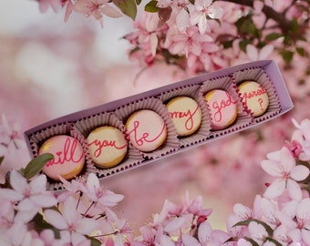 Proposal Macaron gift - Will you be my God parent?