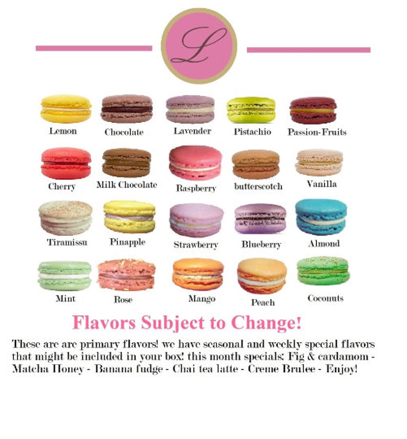 LeilaLove Macarons Amour 21 gourmet Macarons Box may vary in style image 4