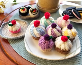 Crochet Mini Cupcakes/Dessert