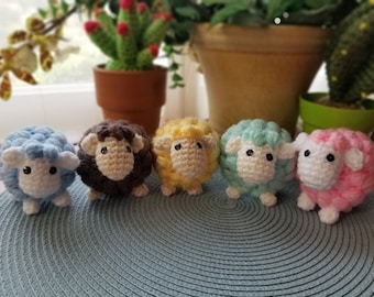 Handmade Crochet Amigurumi Animal/Doll - Sheep!