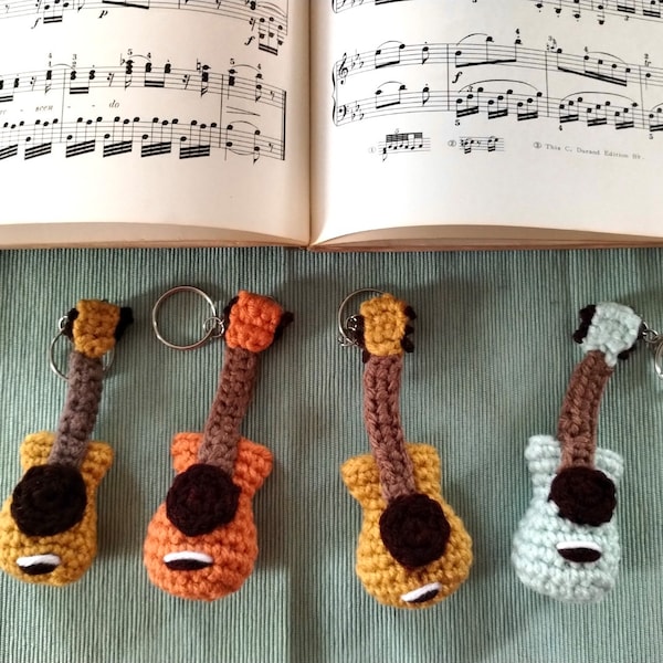 Crochet Guitar Pattern - Etsy