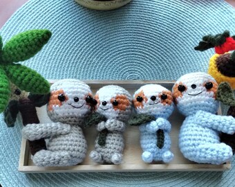 Crochet Baby Sloth | Amigurumi animal sloth