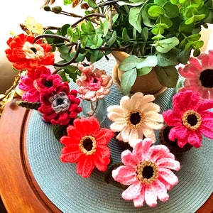 Crochet Gerbera Flower