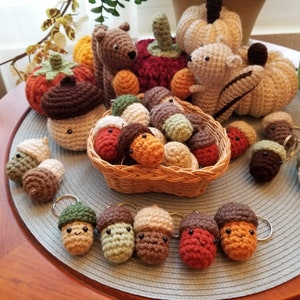 crochet Acorn keychain