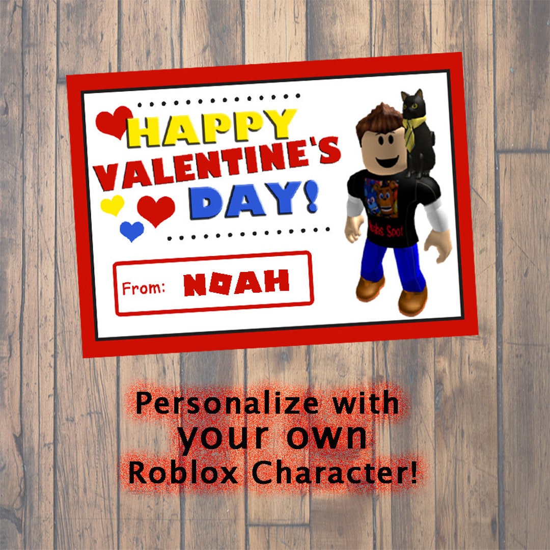 Roblox Valentines Printable, Classroom Valentine Exchange - Etsy Canada