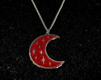 ★randomoff★ Angela Red moon Necklace ROXX_0066 Angela Red moon Necklace - RANDOMOFF | 60% - Asian Fashion