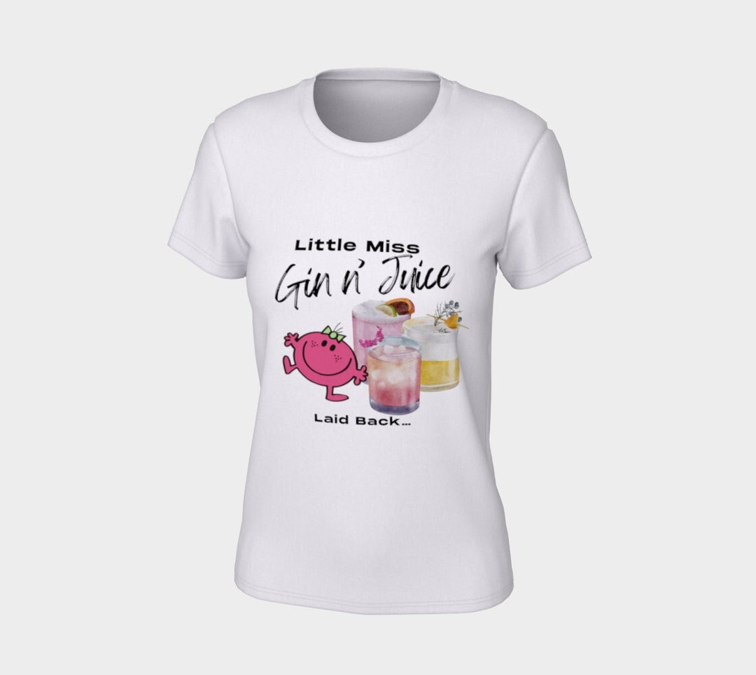 Pink Gin Tee - white