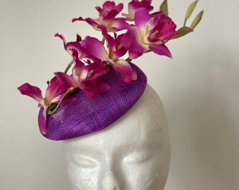 Modern Purple Ladies Derby Hat