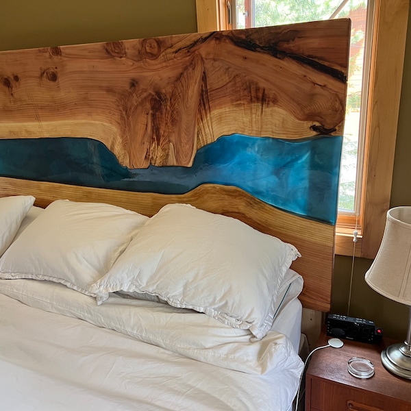 Live Edge Headboard Etsy