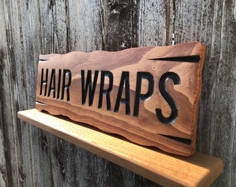 Custom Wooden Business Sign: V-Carved Office Decor
