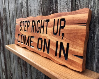 Personalized Man Cave Wood Sign: Custom Garage Decor