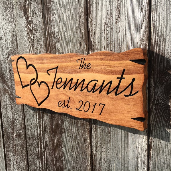 Carved Wooden Signs - Etsy