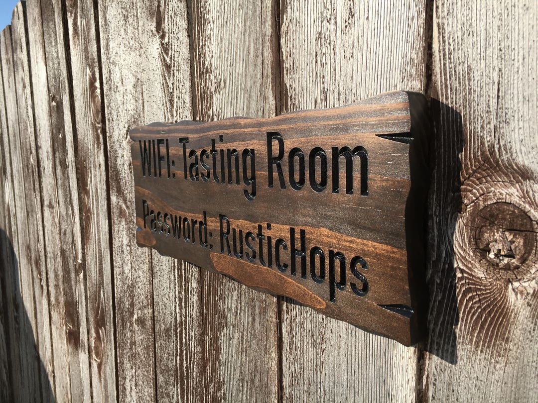 Custom Carved Wood Sign: Personalized Family Name, Rustic Outdoor Decor ...