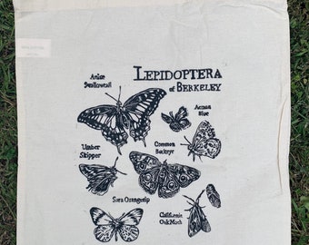 Butterflies of Berkeley handmade Tote Bag