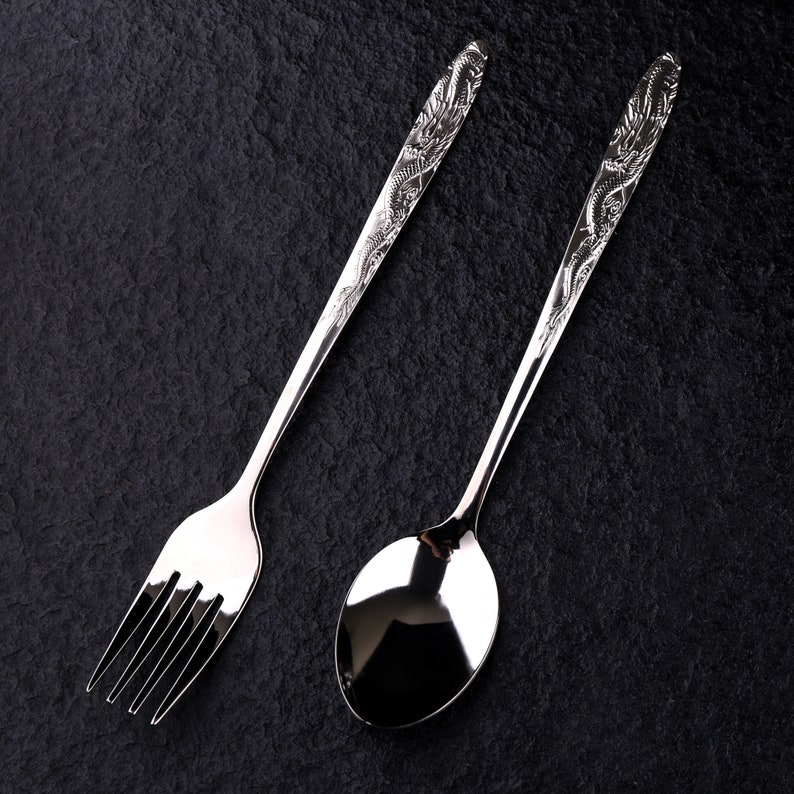 TIMAZE Titanium Fork and Spoon