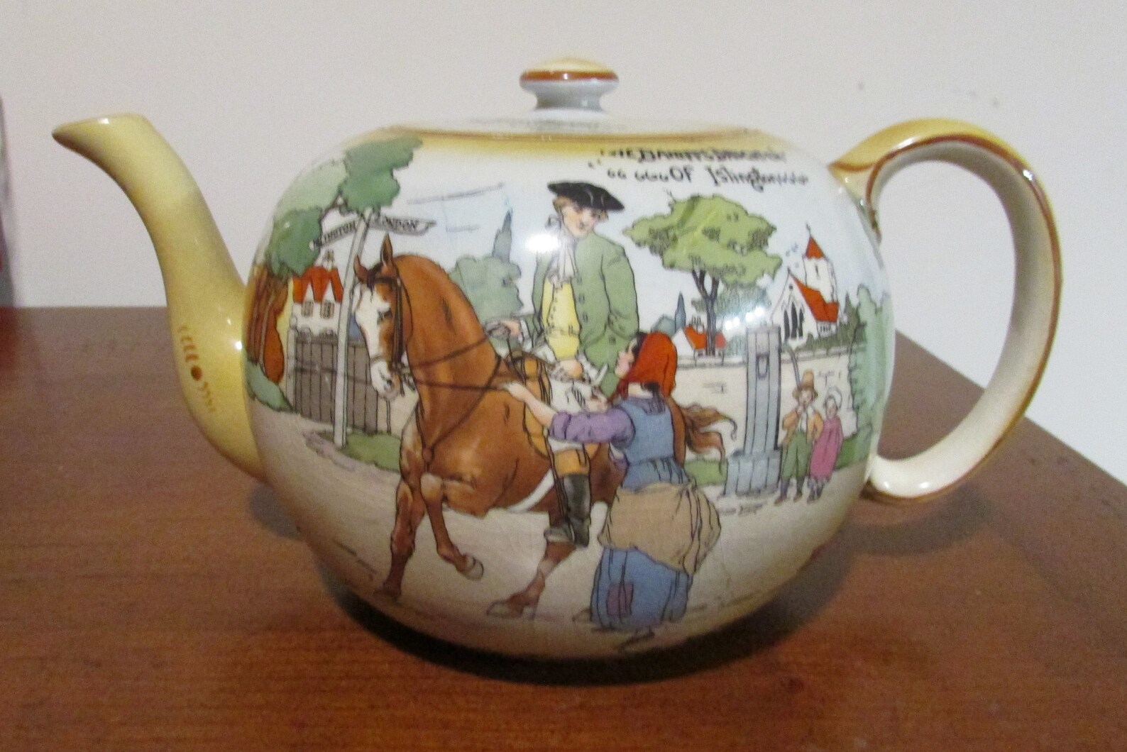 Burleigh Ware Tea Pot Burgess and Leigh Burslem Bailiffs Daughter of