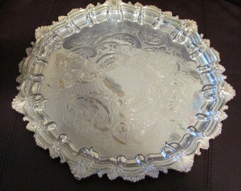 Old Sheffield 14” Plate Reproduction by Hardy Bros