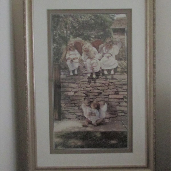 The Newest Angel by Steve Hanks limited edition framed Litho print