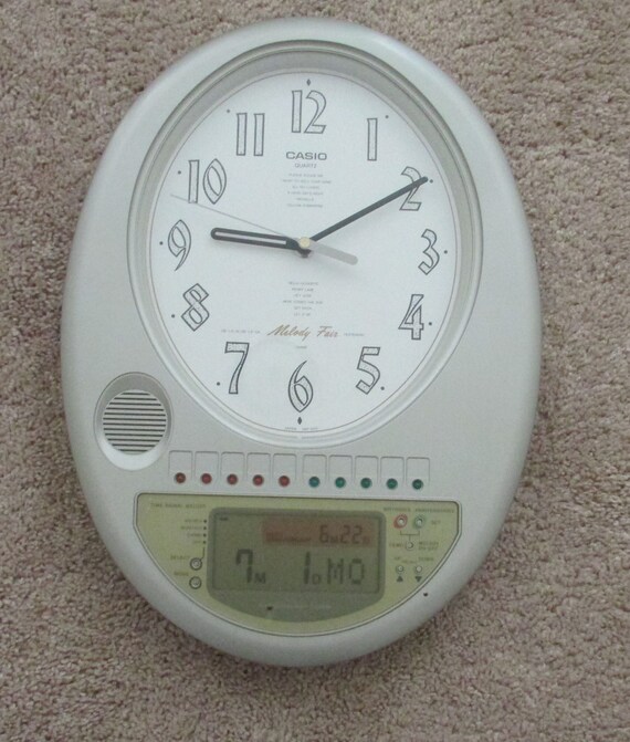 Casio wall clock online best sale