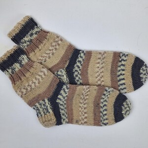 Wool Socks Hand knit Thich Socks Womens Winter Socks Knitted Socks Childrens Socks
