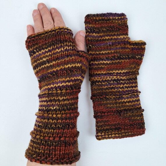 Fingerlose Handschuhe Damen – Warme Armstulpen Aus Acryl Für Kalte Tage Im Büro & Outdoor