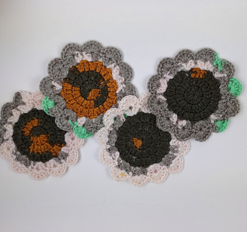 bimiworks Crochet Flower Coasters - Thumbnail 5