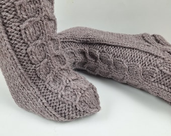 Handstickade ullsockor storlek EU 43/44