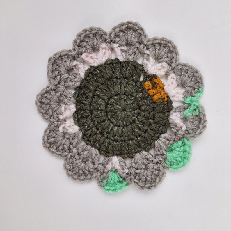 bimiworks Crochet Flower Coasters