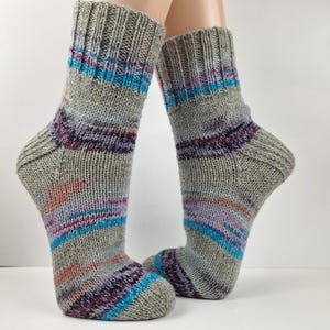Wool Socks Hand knit Thich Socks Womens Winter Socks Knitted Socks Childrens Socks