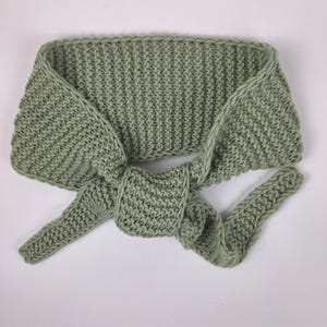 Handmade Wool Small Sophie Scarf,Small Neckerchief Scarf