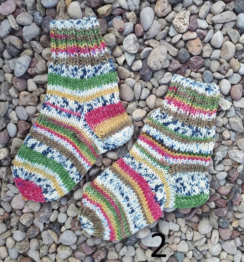 Baby children wool socks 16 cm Hand knitted baby children socks Handmade socks Wool socks Warm socks 4-6 year old children 16 cm long foot