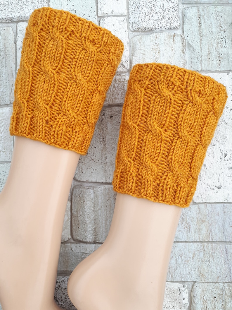 Boot cuffs Leg warmers Ankle cuffs
