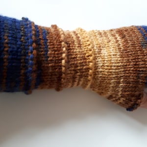 Women Fingerless gloves Mittens Long Arm Warmers  Women Fingerless Wrist Multicolored gloves Knitted gloves Ready to ship