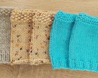 Boot cuffs Knitted Leg warmers Ankle cuffs