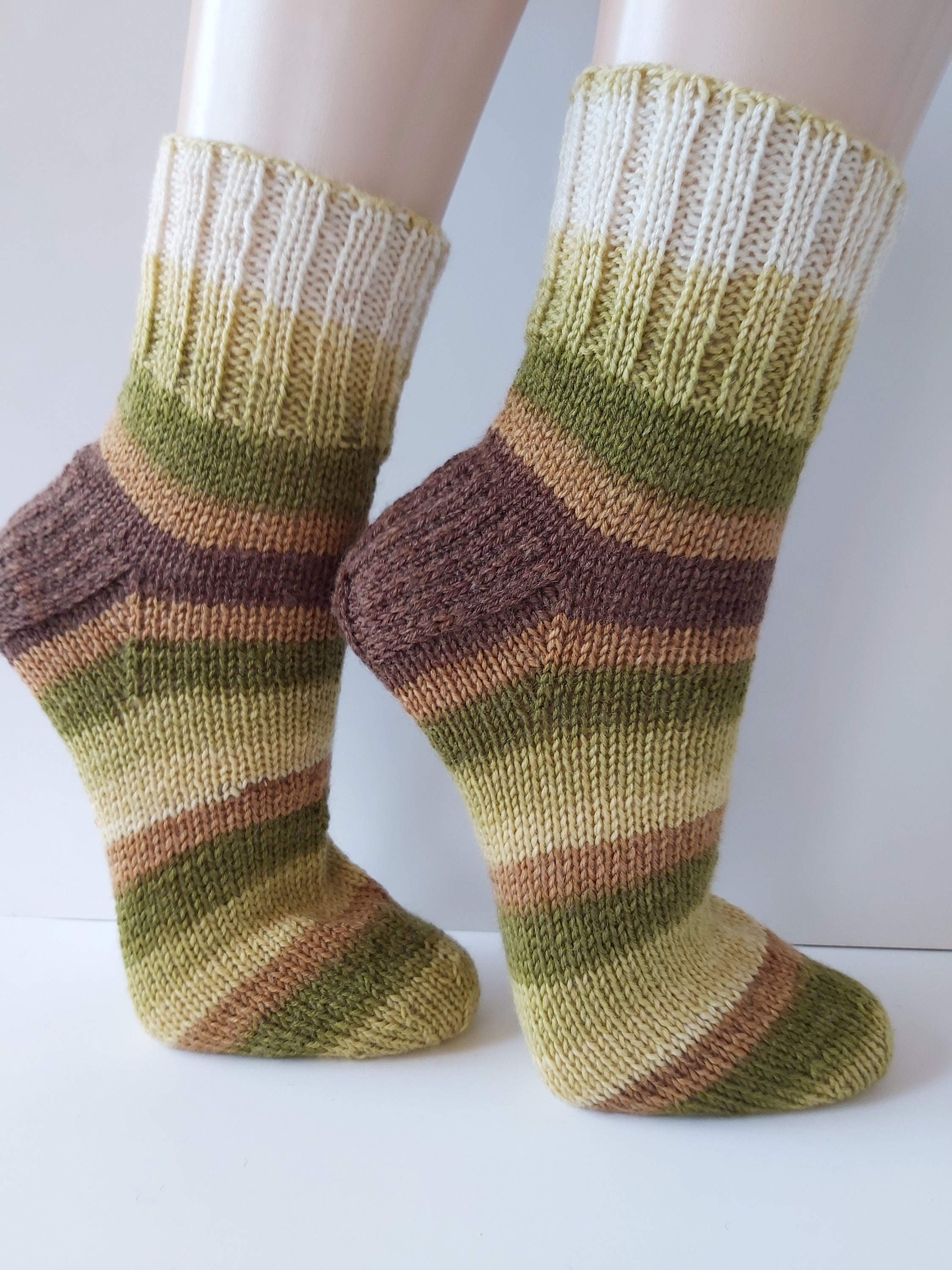 Wollsocken damen handgestrickt Clearance