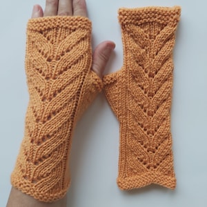 Women Fingerless gloves Mittens Long Arm Warmers  Women Fingerless Wrist Multicolored gloves Knitted gloves Vegan gloves Ready to ship