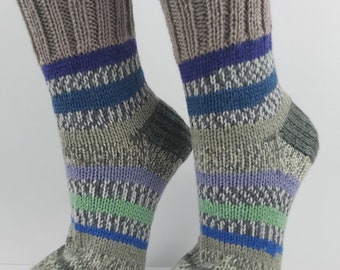Hand knitted  Women/Children Wool Socks Winter Socks Knitted Socks Ready to ship