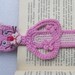 Crochet Bookmark, Pink Panther, Bookmark Pink Panther, Teacher Gift ...