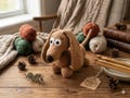 Crochet Dachshund: Handmade Amigurumi Stuffed Toy Dog
