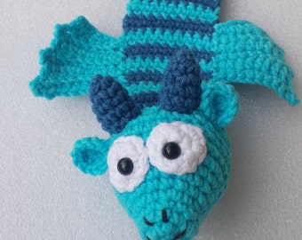 Dragon Bookmark Crochet Animal Bookmarks funny bookmark Teacher Gifts book lovers