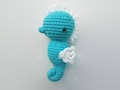 Seahorse, Seahorse Plush, Crochet seahorse, Ocean Sea Creatures, Stuffed Seahorse, Sea animals, Little Stuffed Fish, Seahorse doll, baby toy product logo