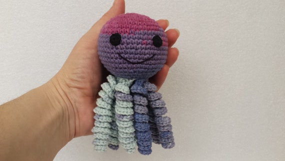 Crochet Poulpe Pieuvre Au Crochet Bebe Douche Cadeau Premature Etsy