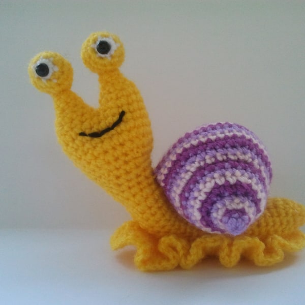 Snail, Crochet snail, Amigurumi Toy Snail, Stuffed Snail Toy,  Stuffed Toy, Plush Snail, Crochet Animal, Handmade Toy
