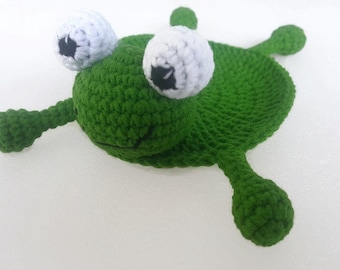 Frog Crochet Coaster Cup Coasters  table decor and home decor Animal coasters